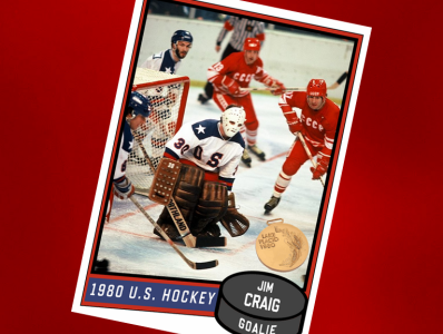 Custom Card 7 baseball cards card hockey hockey card jim craig miracle on ice olympics