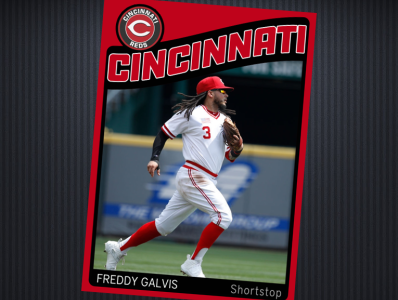 Custom Baseball Card 8 baseball baseball card baseball cards card cincinnati reds