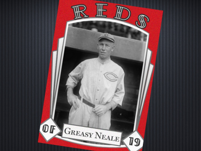 Custom Baseball Card 9 1919 baseball baseball card baseball cards card cincinnati reds