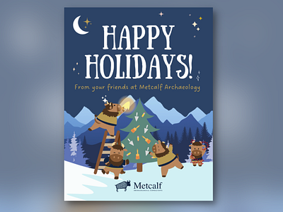 Metcalf Archaeology™ Holiday Card