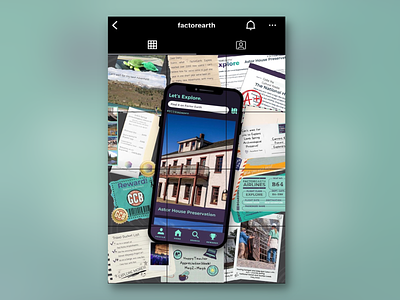 FactorEarth™ Explore Instagram Experience branding design graphic design instagram