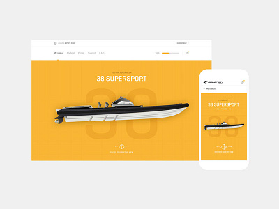 Goldfish Boat homepage product ui user experience user interface ux visual design