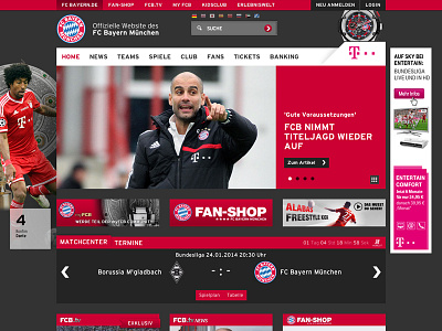 FC Bayern München - Homepage