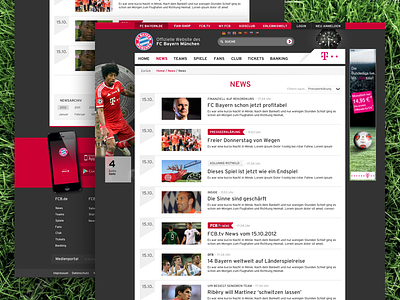 FCB News List articles fcb football list news responsive soccer sport website
