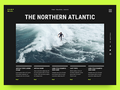 Surf Magazine: The Travel Issue 01 editorial exploration landing page layout magazine magazine cover preview surf surf magazine website
