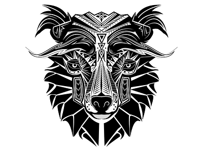 BEAROTE animals band bear bearote coyote dog face illustration logo music portrait
