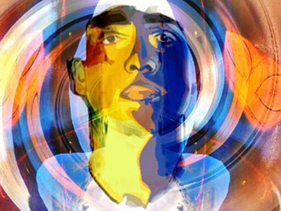 Face The Color abstract color design face illustration portrait