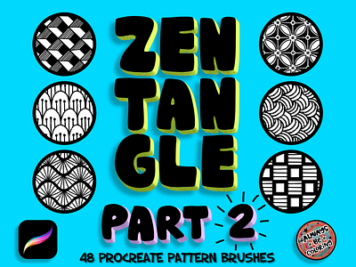 Zentangle Procreate Brush Sets