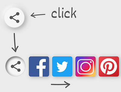 Daily UI Challenge #010 - Social Share Icon #dailyui dailyui dailyui010 design graphic design ui
