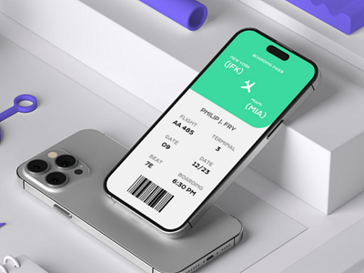 Daily UI 024 - Boarding Pass #dailyui dailyui dailyui024 design graphic design ui