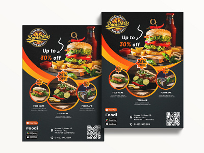 Restuarants Food Flyer Design branding flyer design food flyer food flyer design graphic design