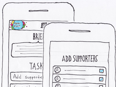 Mobile UX sketches flow sketch ux wireframe