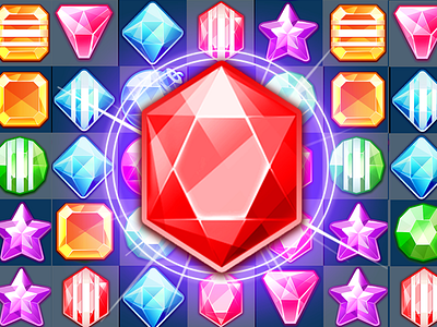 Jewels Blitz Mania candy cdigame gamemobile illustrator jewels jewels blitz mania photoshop