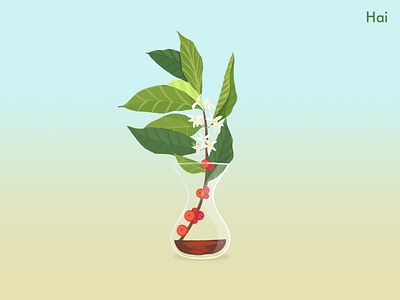 coffee leaf coffee illustration leaf