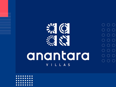 Logo design_ anantara villas design illustration logo