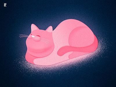 CAT cat design illustration