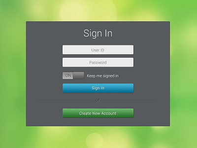 Clean Sign In form clean form login sign in ui