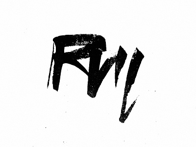 Rul lettering logo