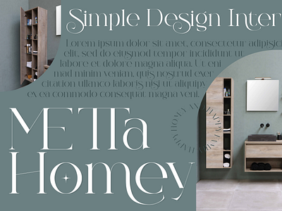 Luxury Serif Typeface branding design design poster font graphic design logo modern font serif font