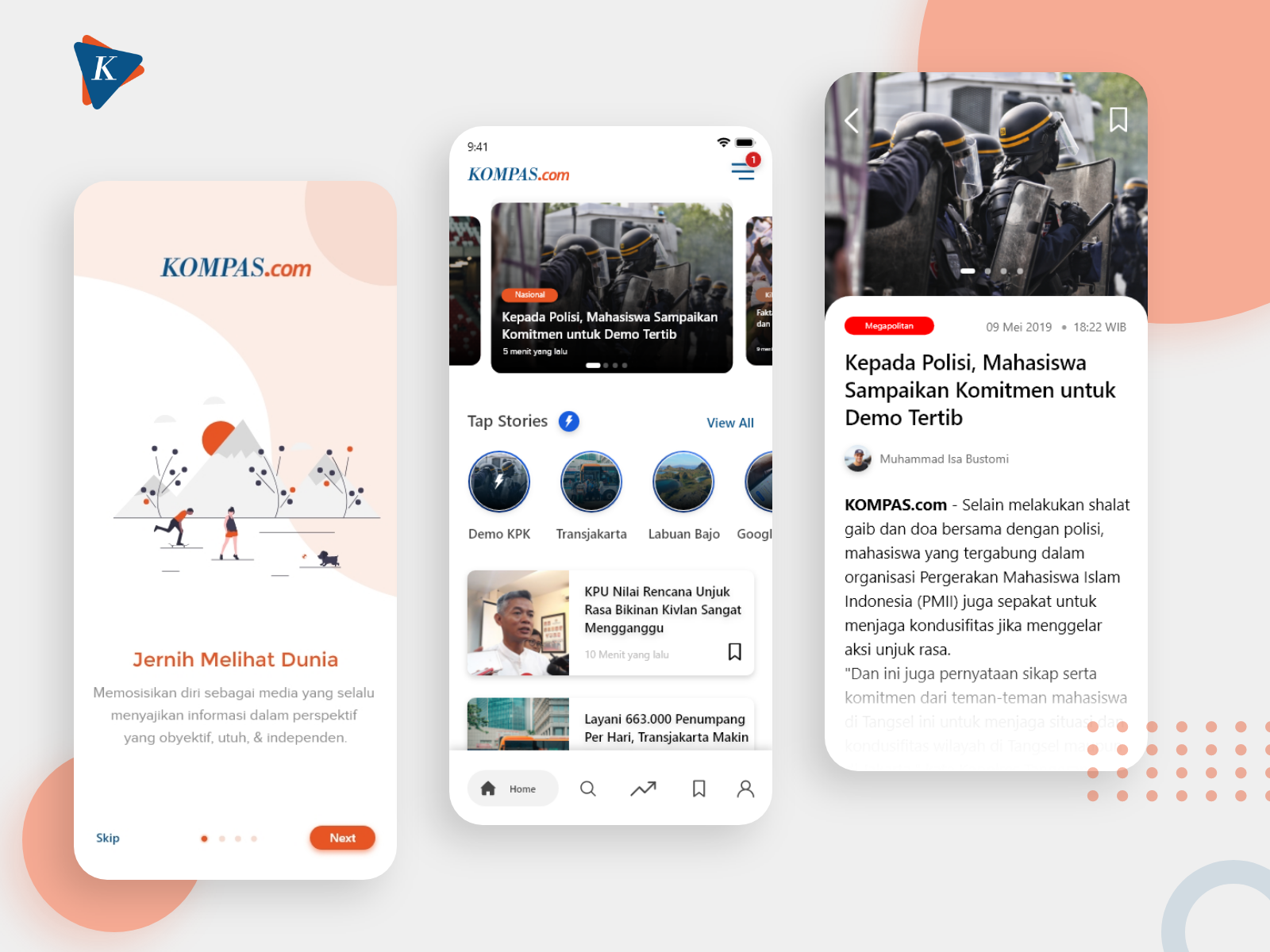 Read UI - Mobile Apps Kompas.com Exploration By Muhamad Ambrikom Tidar ...