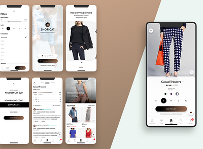 shopicat 1 orig app designer branding clean ecommerce ios mobileapp mobileapplication ui uidesign ux