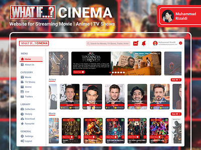Streaming web site for all categorys like movies tv-shows or anime