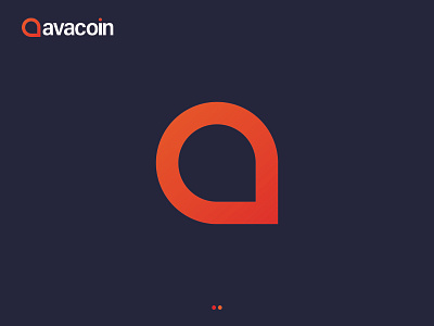 Avacoin (a latter logo) a latter logo crypto logo design gradient logo graphic design latter logo design logo word mark logo
