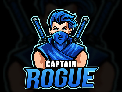 CAPTAIN ROGUE branding characterdesign esport fornite game logo illustration mascot sport