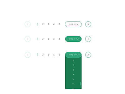 numbers navigation arrow arrows experimenting flat green illustrator nav navigation numbers online platform