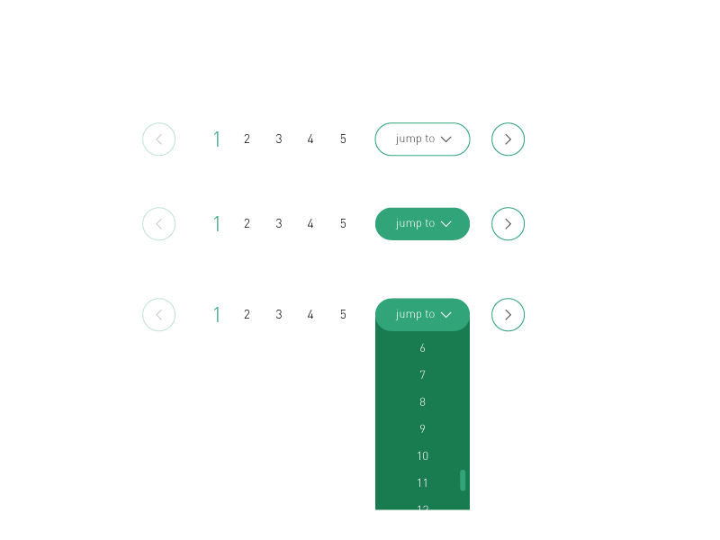 numbers navigation by Jonathan de Roos on Dribbble