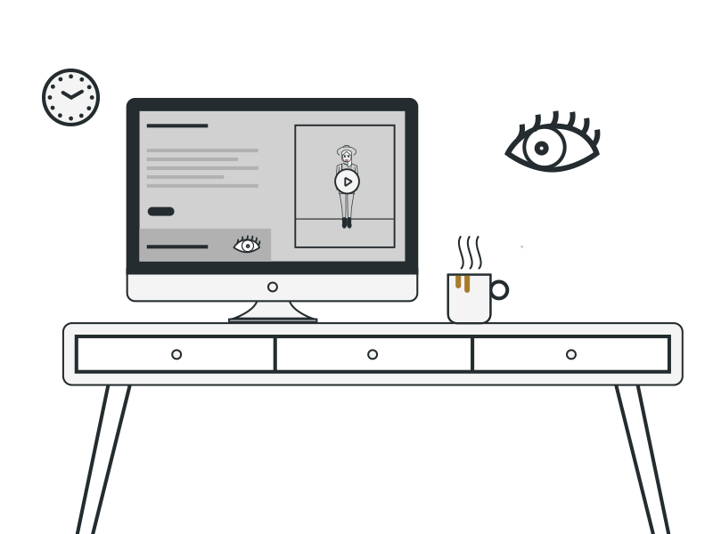 Desk WIP by Jonathan de Roos on Dribbble