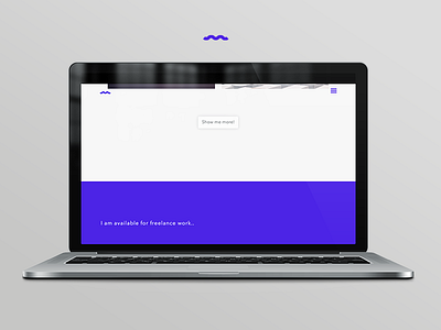 Portfolio (WIP) blue design flat portfolio purple simplicity ui ux webdesign