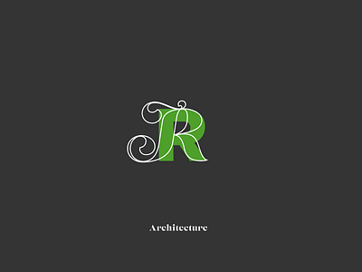 Rotterdam Architecture architecture branding font green illustration illustrator logo logo design mark typography