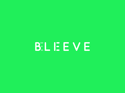 Bleeve Logo Concept brand identity branding green illustrator logo logo design white wordmark