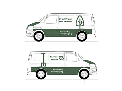 VW Van Graphic Design graphic design green livery logo volkswagen