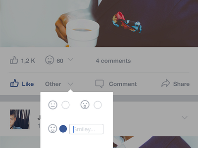 Facebook Emotions [concept] add app dislike emotion facebook facebook app interface smiley ui user interface ux