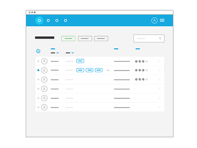 Contactlist Illustration animation contact contactlist illustration interface ui ux