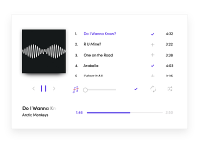 Music player 009 clean daily dailyui experience interface lines music musicplayer simple tiny ui