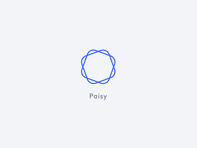 Paisy - Paying Easy app banking app blue brand branding logo logo design round