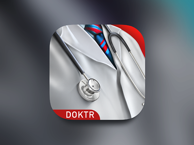 Iphone App Icon 3d app icon best logo design branding doctor icon iphone app icon logo realistic red skeuomorphic ui
