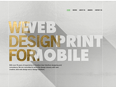 What We Do / Web, Print and Mobile