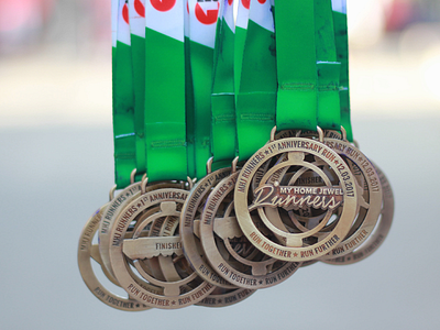 Running Event Medal Design - 3K, 5K and 10K
