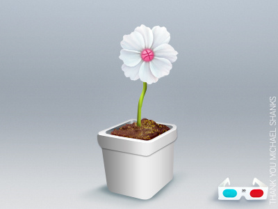 First Shot clean conceptual creative debut dribbble debut dribbble pot flower pot icon pot subtle thank you thanks