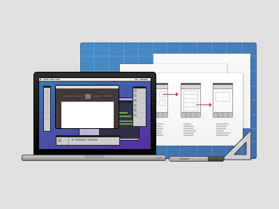 Product Design blueprint icon macbook product design sketch visual