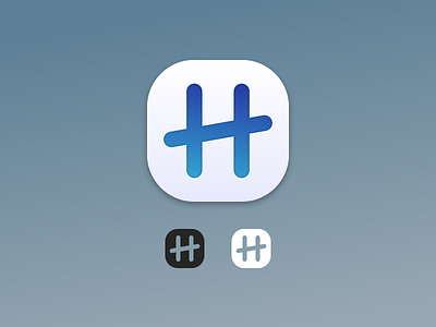 Habit app icon app glyph h icon mac menubar ui