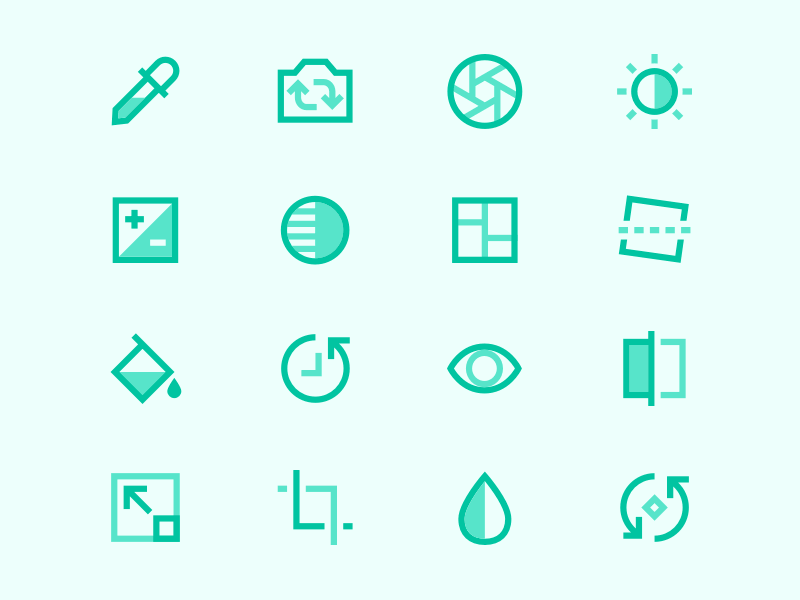 Two-tone icons