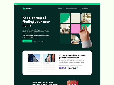 Homey - Landing Page