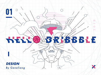 HelloDribbble animation app design icon illustration logo type ui web website