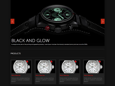 Exclusive watches, pens and more squarespace website