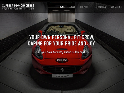 Supercar Concierge ferrari lambo squarespace supercar websites